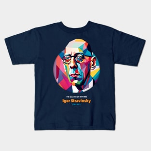 Igor Stravinsky wpap Kids T-Shirt